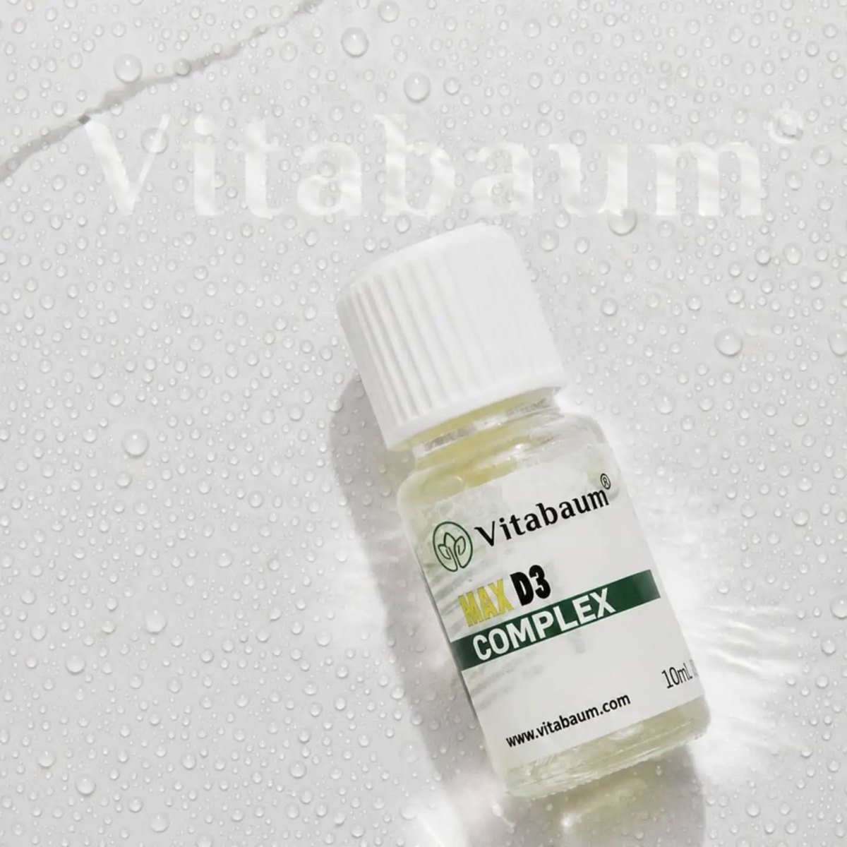 Vitabaum MAX D3 Complex — насанд хүрэгчдийн шингэн Д3 витамин, 10 мл хуруу шил